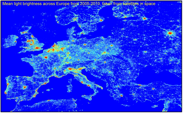 light in europe